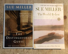 Load image into Gallery viewer, Sue Miller, 2 Books -The Distinguished Guest, The World Below