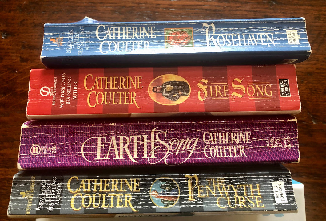 4 Catherine Coulter Historical  romance novels- The Son Novels