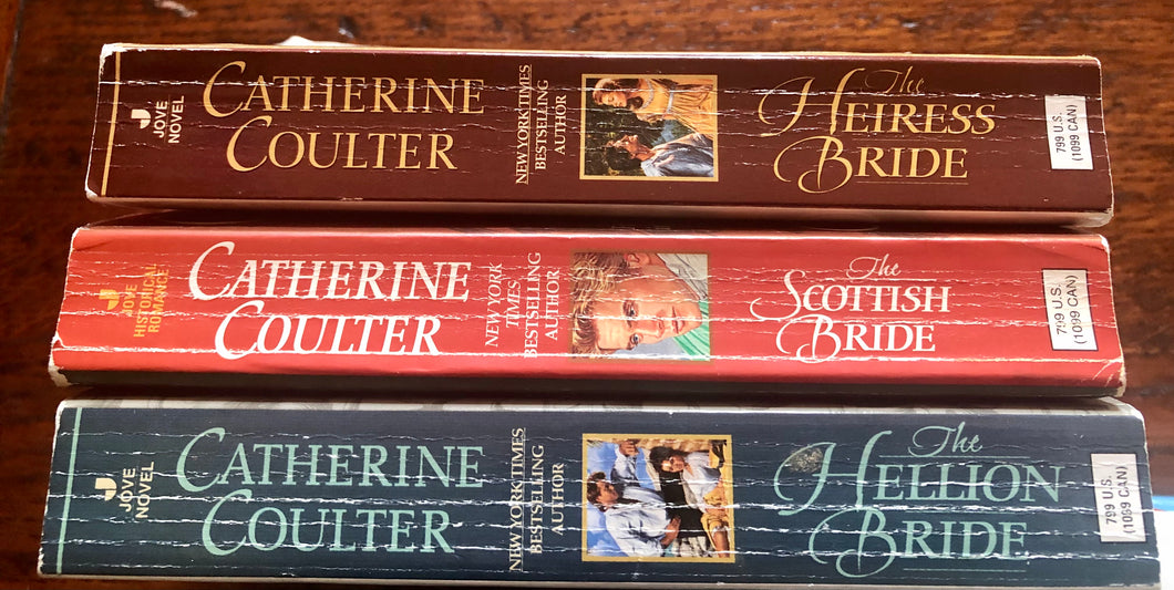 3 Catherine Coulter historical fiction books in The Bride series