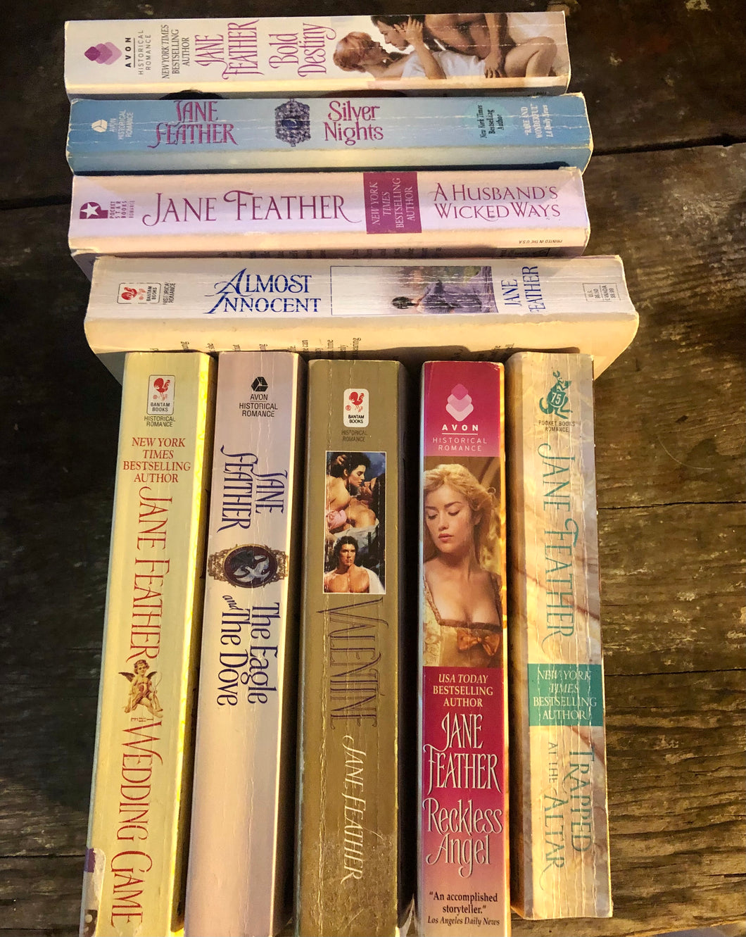 9 Jane Feather  Romance Novels