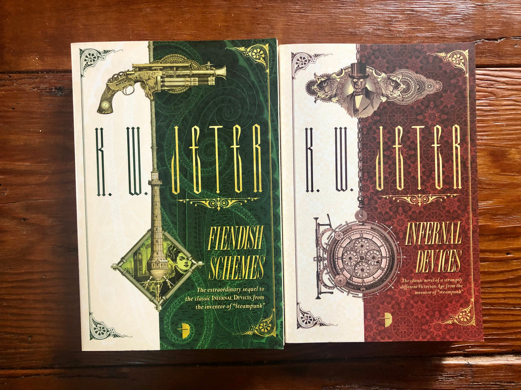 2 books from K.W.Jeter-inventor of Steampunk