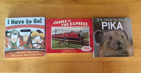 3 Children's board Books