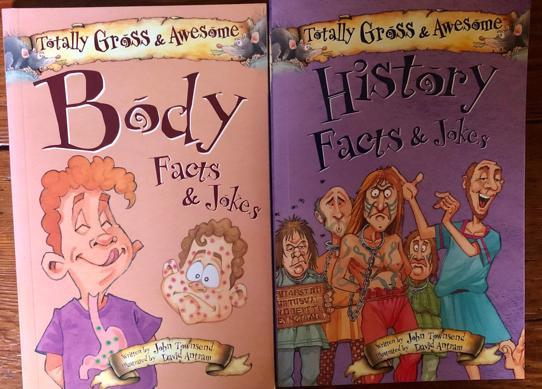 2 Totally Gross and Awesome  early chapter books, new books