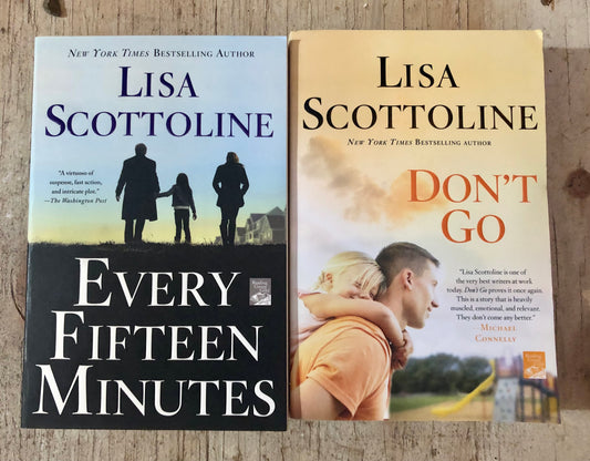 Lisa Scottoline, 2 Books Every Fifteen Minutes, Don't Go